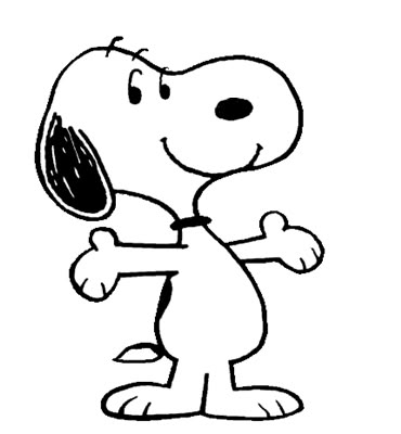 Snoopy doing debate